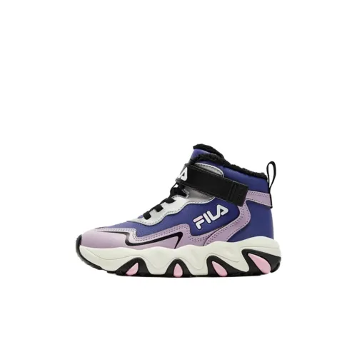 FILA KIDS Высокий Топ Детская Туристическая Обувь Фиолетовый для Детей Возрастом 3-7 Лет