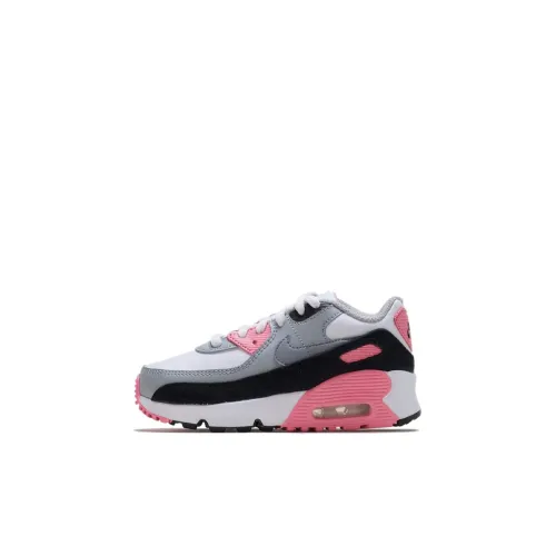 Nike Air Max 90 'Розовый' Низкие кеды для малышей Серый Розовый Infant и Toddler