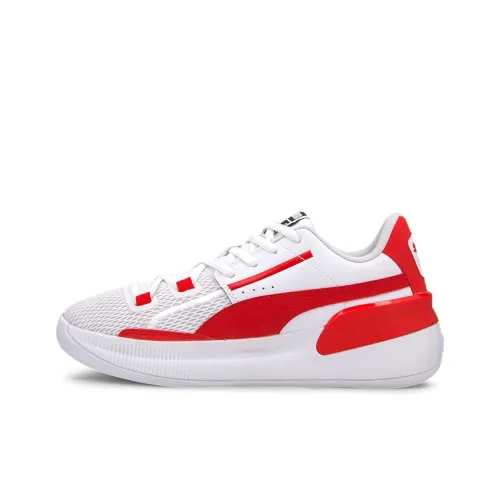 PUMA Clyde Hardwood Детские баскетбольные кроссовки Низкий топ Школьный возраст