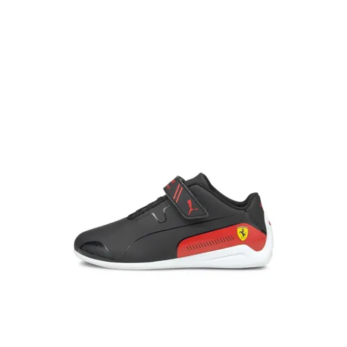 PUMA Scuderia Ferrari Детские тренировочные кроссовки Черный Красный для детей 3-7 лет