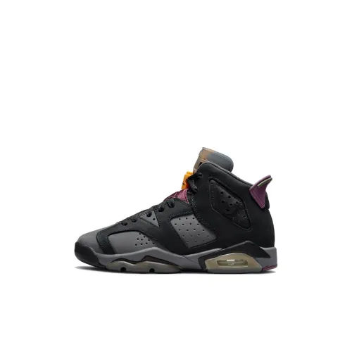 Jordan Air Jordan 6 High Топ Детские баскетбольные кроссовки для детей в возрасте 3-7 лет