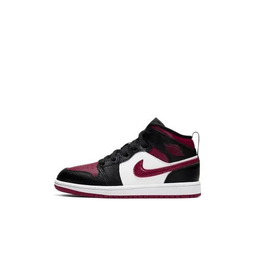 Jordan Air Jordan 1 Детские баскетбольные кроссовки MID Топ Pre School