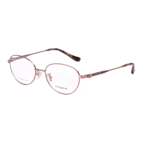 COACH Сплав Овал Оправы для очков Унисекс Розовое золото