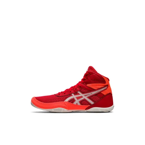 Asics Matflex 6 MID Топ Беговые кроссовки Оранжевый Красный Детский