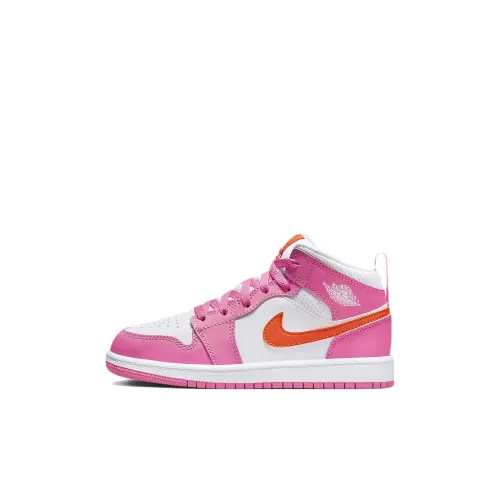 Jordan Air Jordan 1 Детские баскетбольные кроссовки MID Топ Pre School