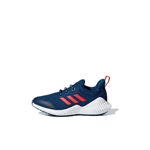 Adidas Fortarun Hickies K Abrasion Resistant Низкий Топ Детская Беговая Обувь Красный Белый Малыш