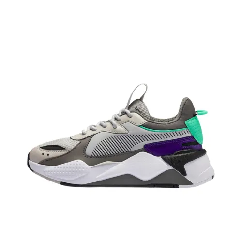 PUMA RS X Tracks Kids Lifestyle Shoes Серый Черный Белый Подростки