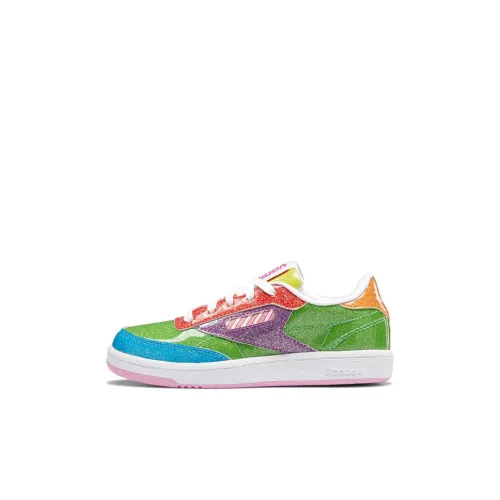Reebok Club C Series Детские Скейтбординги Низкие Топы Для Детей