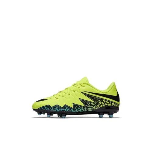 Nike Hypervenom Phelon 2 Jr FG Противоскользящий Амортизация Устойчивый к истиранию Легкий Низкий Топ