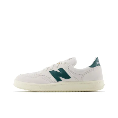 New Balance NB T500 Повседневный Низкий Топ Серый Белый/Зеленый Унисекс