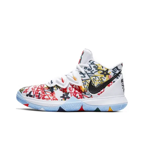 Детская баскетбольная обувь Nike Kyrie 5, модель MID, топ, школьный возраст