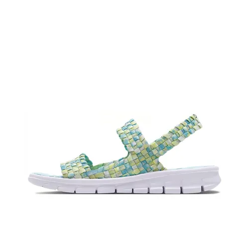 Skechers Быстросохнущие Детские Сандалии Зеленый Желтый Подростки