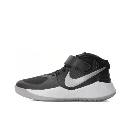 Nike Team Hustle D 9 FlyEase Детские баскетбольные кроссовки MID Топ Школьный возраст