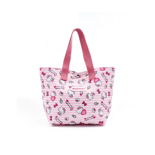 Санрио Hello Kitty Ткань Сумка-тоут Сумка через плечо Стандартная Унисекс Розовая