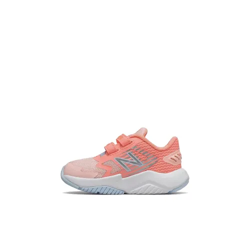 New Balance NB Rave RUN Series Низкий Топ Обувь для малышей Оранжевый Розовый Infant Wa Toddler