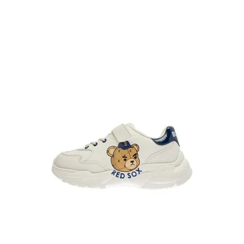 MLB Slip-resistant Abrasion-resistant Kids Lifestyle Shoes White Kids MLB Slip-resistant Abrasion-resistant Детские повседневные туфли Белый Детский