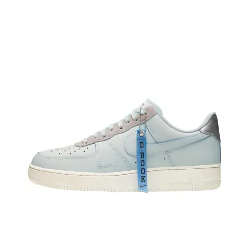Nike Air FORCE 1 Low Топ Детские Скейтбординги Серый Синий Подростки