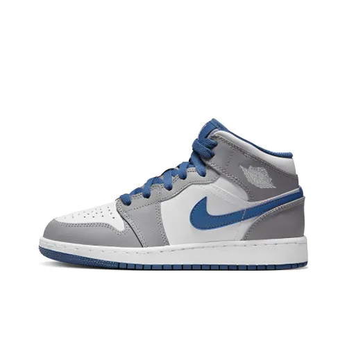 Jordan Air Jordan 1 Детские баскетбольные кроссовки MID Топ Унисекс