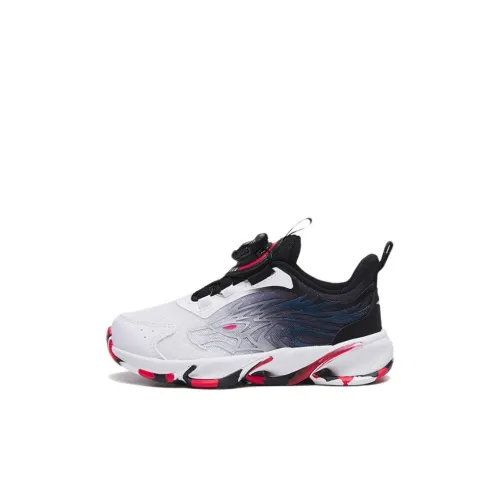 Antakids Chiyan Low Топ Детские беговые кроссовки Белый черный красный Children Возраст 3-7 лет