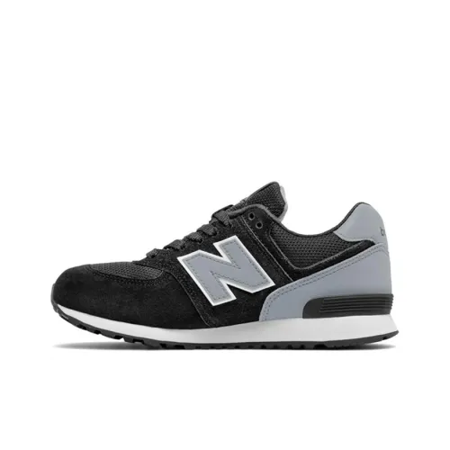 New Balance NB 574 Series 'High Visibility' Низкие Беговые Кроссовки Черные Серые Подростки