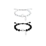 Браслет "Мир" с замком - комплект для пары