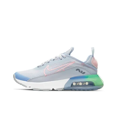 Nike Air Max 2090 Low Топ Детская Беговая Обувь Серый Розовый Синий