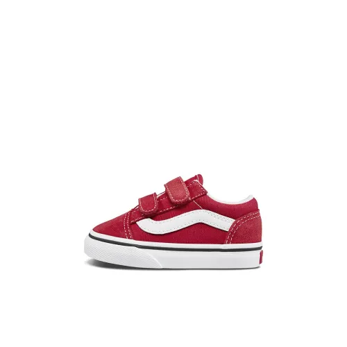 Vans Old Skool Collection Низкие кеды для малышей Розовый Красный Infant и Toddler
