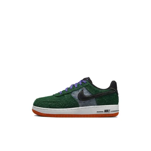 Nike Air Force 1 Slip Resistant Амортизация Устойчивость к износу Низкий Топ Детские Скейтбординги
