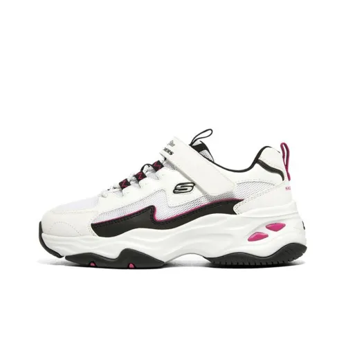 Skechers D'Lites 4,0 Low Топ Kids Lifestyle Shoes Белый черный