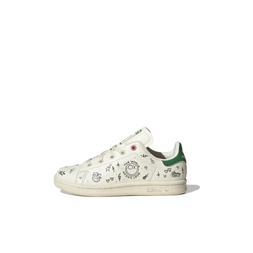 Adidas Originals Stan Smith Детские Скейтбординги Низкий Топ Предшкола