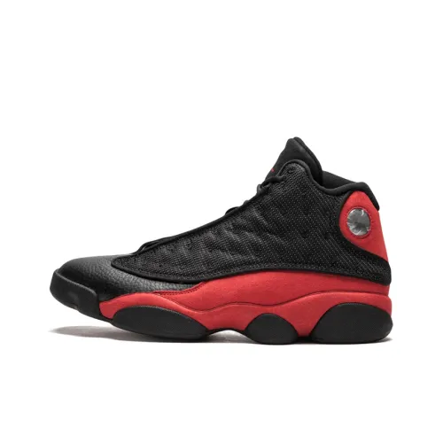 Jordan Air Jordan 13 Ретро Темно-красный 2017 Высокие Детские Баскетбольные Кроссовки Черные