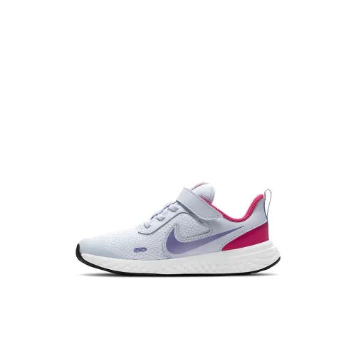 Nike REVOLUTION 5 Low Топ Детские беговые кроссовки Светло-синий Children Возраст 3-7 лет