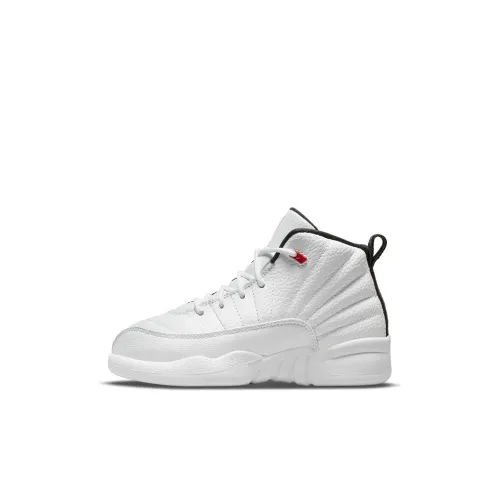 Jordan Air Джордан 12 High Топ Детские Баскетбольные Кроссовки Белый Для Детей Возрастом 3-7 Лет
