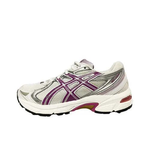 Asics Гель 1150 Устойчивый к истиранию Низкий Топ Детская Беговая Обувь Белый Фиолетовый Подростки