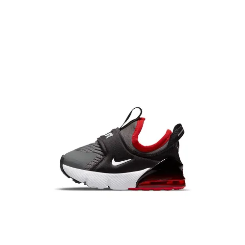 Nike Air Max 270 Extreme Low Топ Обувь для малышей Черный серый красный Infant And Toddler