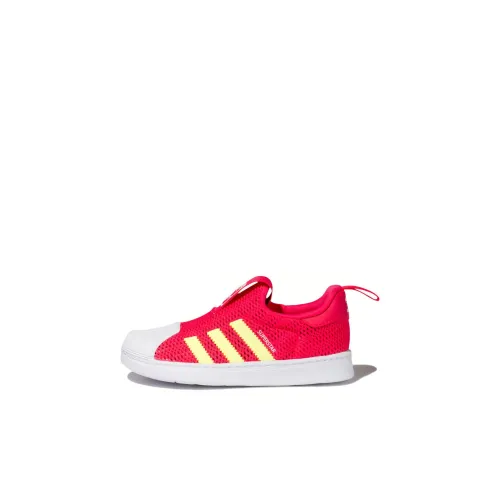 Adidas Originals Superstar Series 360 I Low Топ Обувь для малышей Красный Желтый Белый Infant And Toddler