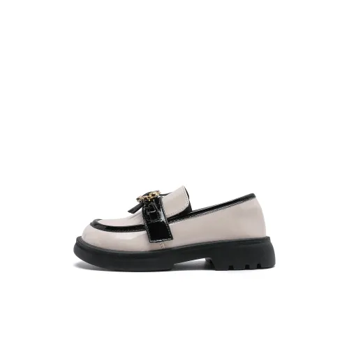 C°BANNER Противоскользящая Анти KICK Низкий Топ Детская кожаная обувь Бежевый Детский