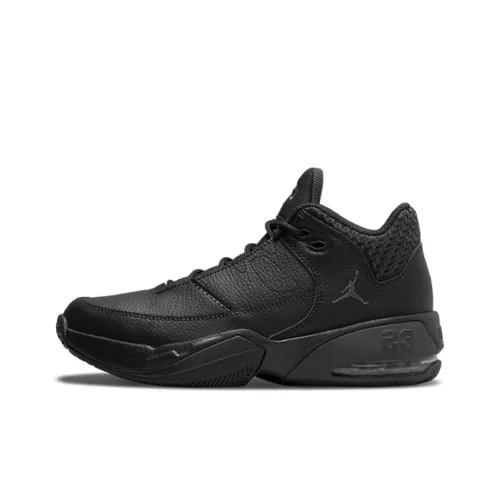 Jordan Max Aura 3 MID Топ Детские Баскетбольные Кроссовки Черные Подростковые