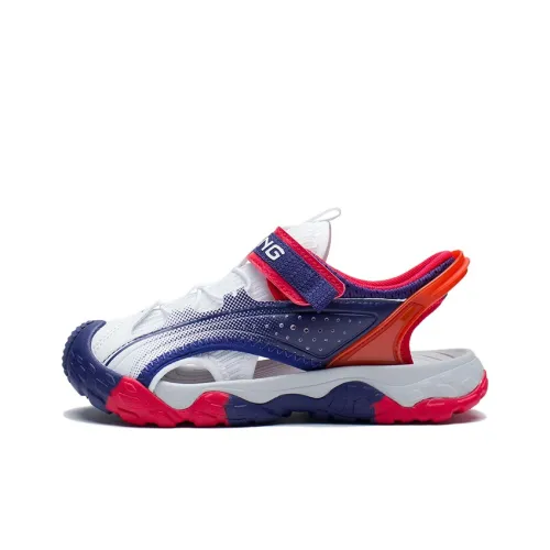 LINING YOUNG Волна Riding Спортивные Сандалии Белый Синий Подростки