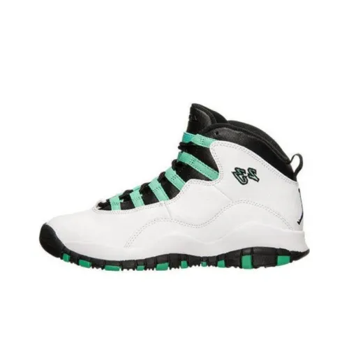 Jordan Air Джордан 10 Детские баскетбольные кроссовки Высокий топ Школьный возраст