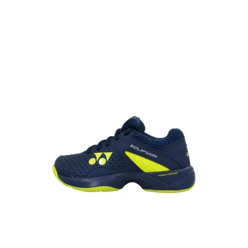 YONEX ECLIPSION 2 Детские кроссовки для тренировок Низкий топ Темно-синий и Желтый Kids
