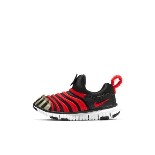 Nike Dynamo Free QS Устойчивый к истиранию Дышащий Сбалансированный Легкий Спортивная повседневная обувь Черный Красный