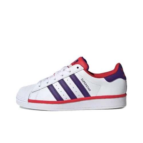 Adidas Originals J Амортизация Низкий Топ Детский Скейтбординг Белый Фуксия Красный Подростки