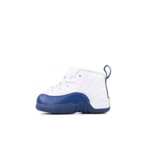 Jordan Air Джордан 12 Противоскользящие Амортизация Устойчивость к износу Поддержка Высокий Топ Обувь для малышей