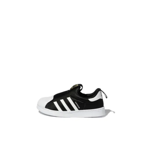 Adidas Originals SUPERSTAR 360 SUPERSTAR 360 Устойчивая к истиранию Низкая Обувь для малышей Черный Белый Для младенцев и малышей