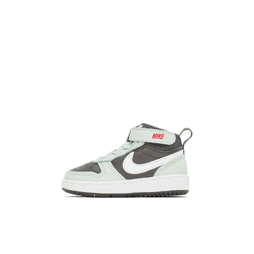 nike MID 2 Infant Износостойкий Легкий MID Топ Обувь для малышей Серый Зеленый Infant Wa Toddler