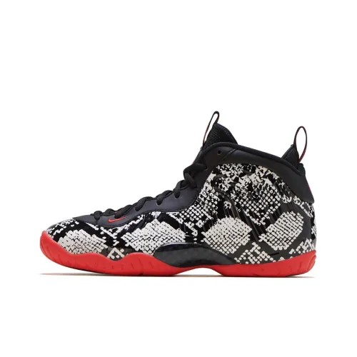 Nike Foamposite One Air Albino Snakeskin Устойчивый к истиранию MID Детские баскетбольные кроссовки Красный