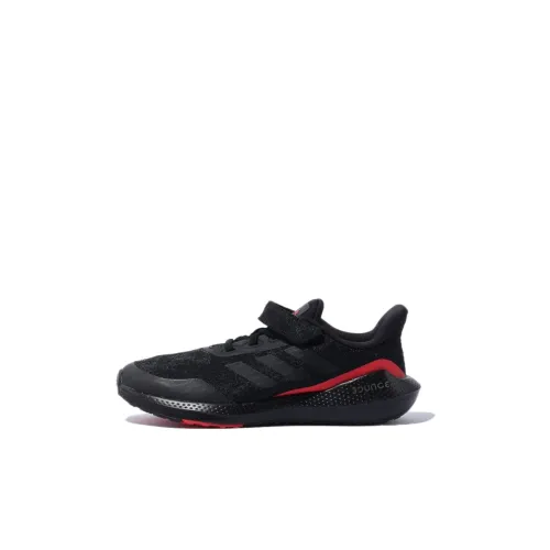 Adidas EQ21 Run K Устойчивый к истиранию Низкий Топ Детская Беговая Обувь Черная Детская