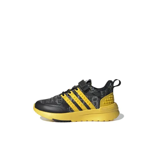 LEGO x Adidas Racer Tr 1,0 K Устойчивый к истиранию Низкий Топ Детская Беговая Обувь Черный Желтый Детский