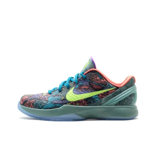 nike Zoom Kobe 6 Low Топ Детские Баскетбольные кроссовки Многоцветный Подростки